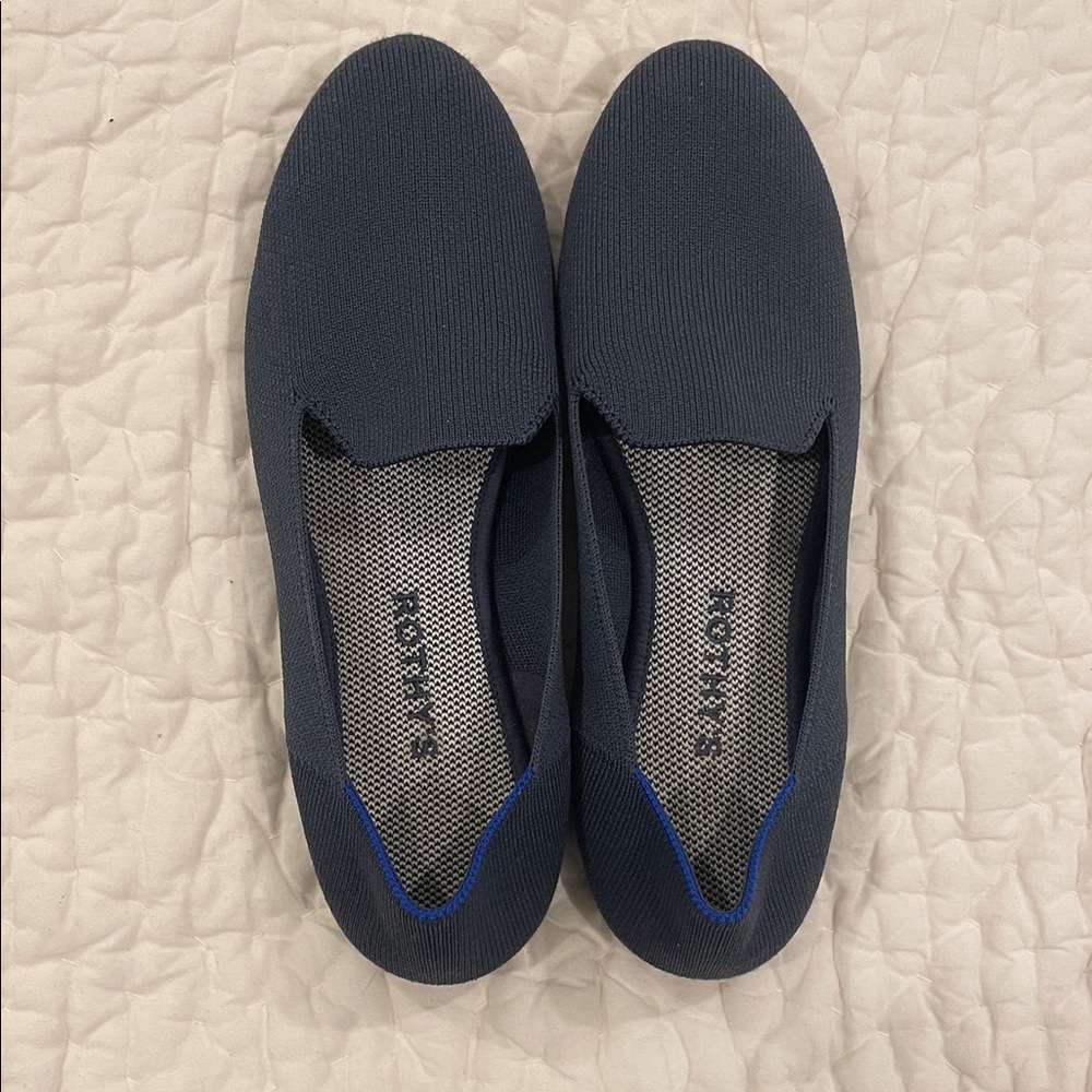 Navy Blue Slip-On Shoes